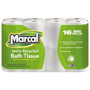 Recycled Bath Tissue 2-Ply (96 Rolls)