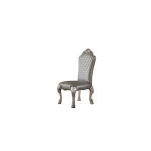 Dresden Vintage Bone White and PU Nailhead Trim Side Chair (Set of 2)