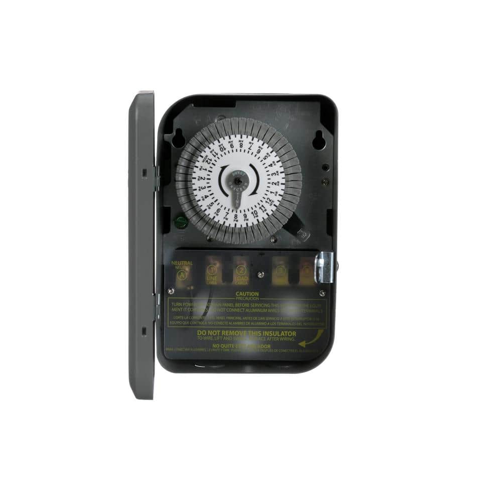 40-Amp 208-277-Volt DPST 24-Hour Mechanical Time Switch with Metal Indoor Enclosure price history on PriceWatchPro
