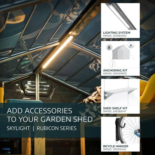 CANOPIA by PALRAM SkyLight 8 ft. W x 8 ft. D Resin Plastic Outdoor