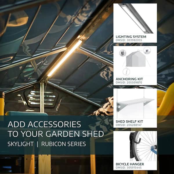 CANOPIA by PALRAM SkyLight 6 ft. W x 8 ft. D Resin Plastic Outdoor