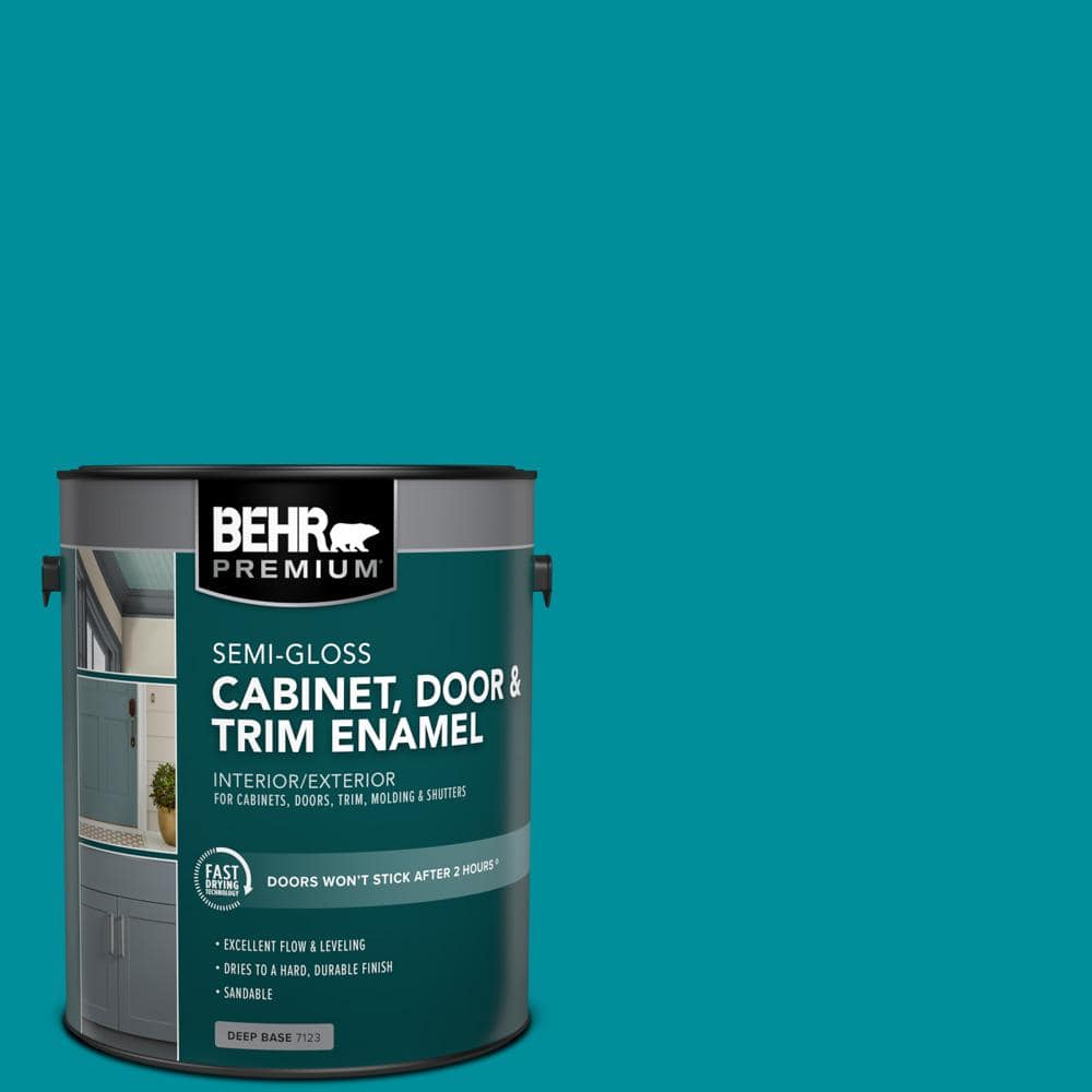 1 gal. #P470-6 Bella Vista Semi-Gloss Enamel Interior/Exterior Cabinet, Door & Trim Paint price history on PriceWatchPro