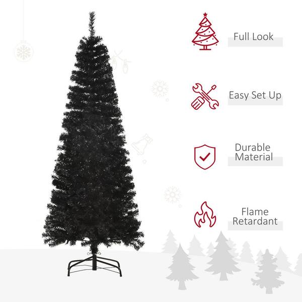 4ft White Artificial Christmas Tree Solid Stand Xmas Party Holiday Home Decor US 