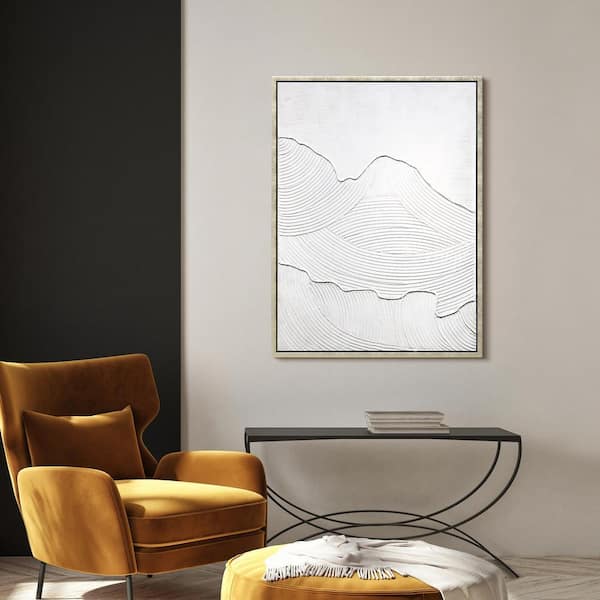 Empire Art Direct Mountain Serenity Heavily Textured Hand Painted