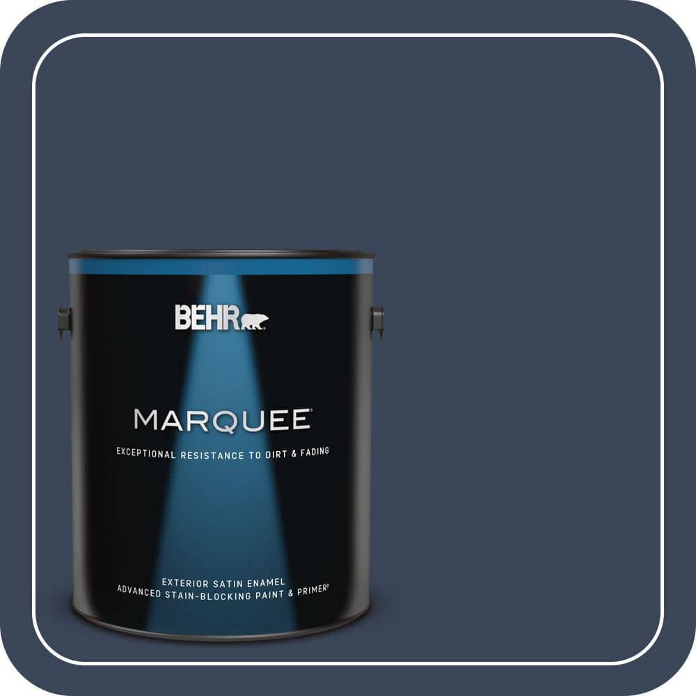 1 gal. #590F-7 Peaceful Night Satin Enamel Exterior Paint & Primer price history on PriceWatchPro