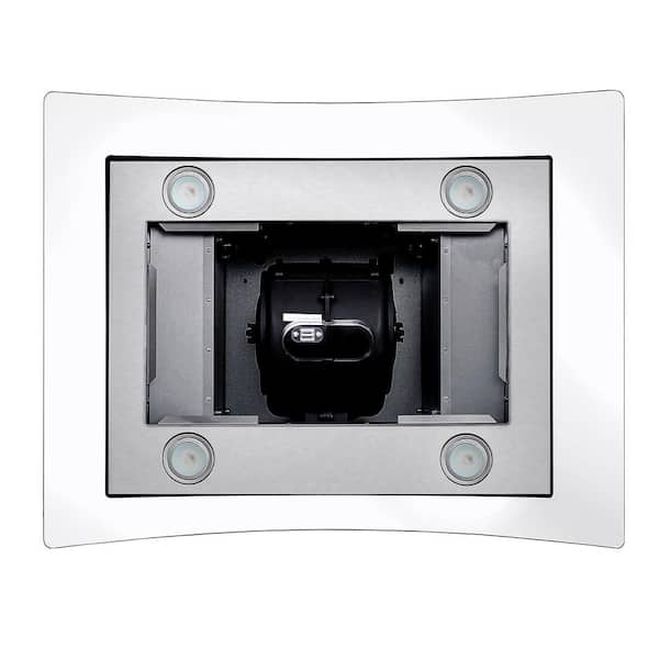 Cosmo 30 in. Lumin Collection 380 CFM Ductless Island Range Hood Cosmo 30 in. Lumin Collection 380 CFM Ductless Island Range Hood