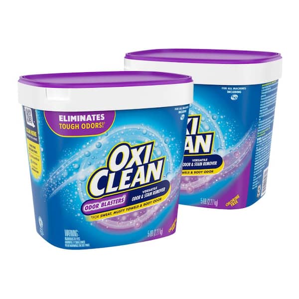 OxiClean Odor Blasters Versatile Odor and Stain Remover Powder, 5lb, 2-Pack