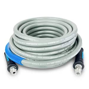 3/8 in. x 100 ft. 4100 PSI Rubber Pressure Washer Hose, Non-Marking for Hot/Cold Water