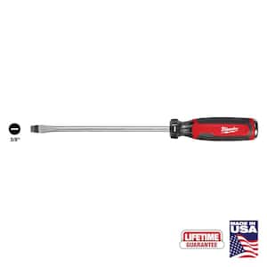 3/8 in. Slotted 8 in. Demolition Flat Head Screwdriver with Cushion Grip