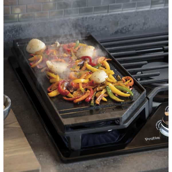 GE Profile - PGP7030DLBB - GE Profile™ 30 Built-In Gas Cooktop with 5  Burners and Optional Extra-Large Cast Iron Griddle-PGP7030DLBB