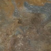 TrafficMaster Slate Low Gloss 3 MIL x 18 in. W x 18 in. L Groutable Peel and Stick Water Resistant Vinyl Tile Flooring (36 SqFt/case)