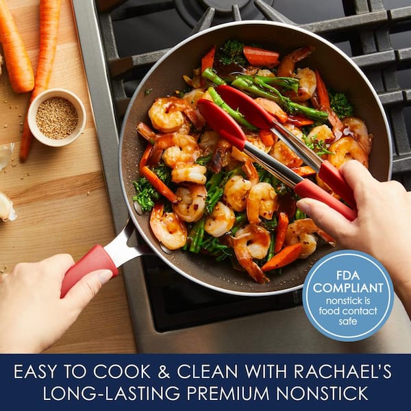 5-Quart Electric Wok With Nonstick Coating - Rapid Heat, Tempura & Steam Racks Included, Glass Lid, Dishwasher Safe