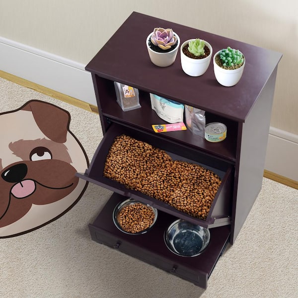 Casual Home Pet Feeder Storage Stand 603-15 - The Home Depot