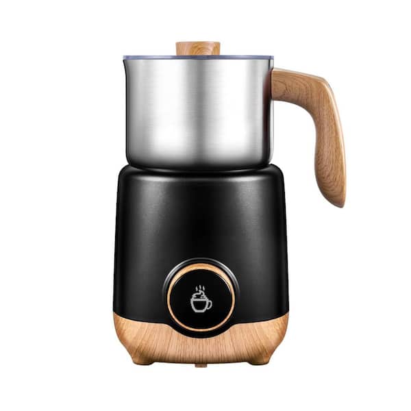 8-in-1 Automatic Milk Frother Steamer 550W Stainless Steel 21 oz for Latte Cappuccino Hot Cold Froth Milk