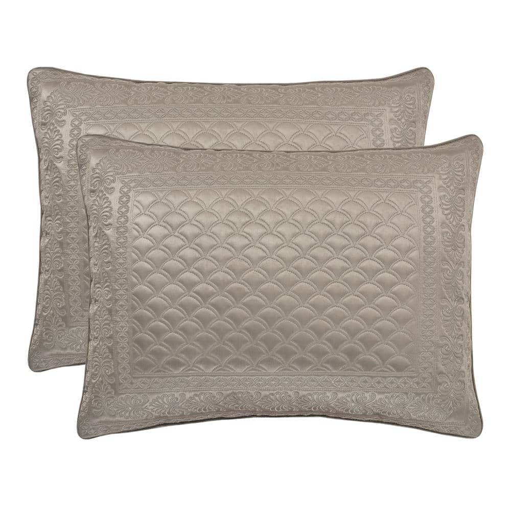 Lincoln Taupe Polyester Standard Sham