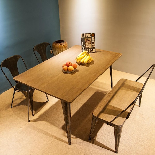 Black Rectangular Dining Table, Harper Reclaimed Hardwood Dining Tables