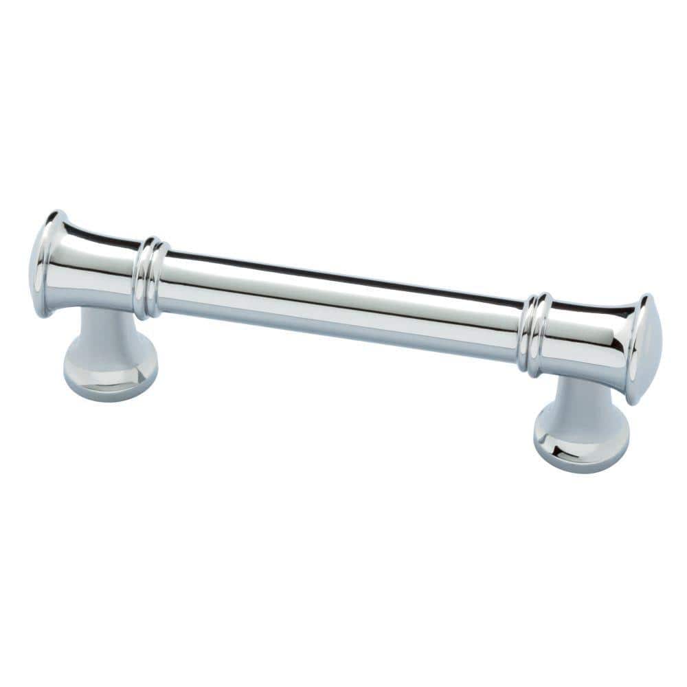 Liberty Silverton 3 in. (76 mm) Polished Chrome Drawer Bar Pull