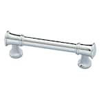 Silverton 3 in. (76 mm) Polished Chrome Cabinet Drawer Bar Pull