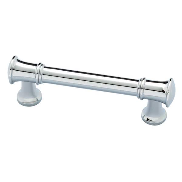 Liberty Silverton 3 in. (76 mm) Polished Chrome Cabinet Drawer Bar Pull