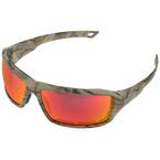 Live Free Camo with Red Mirror Lens Eye Protection (Retail Box)