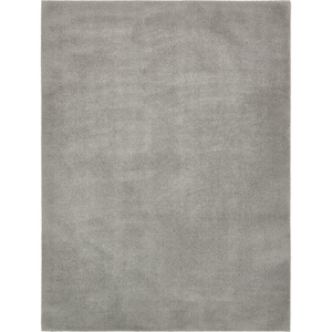 Studio Solid Shag Light Gray 9' 0 x 12' 0 Area Rug