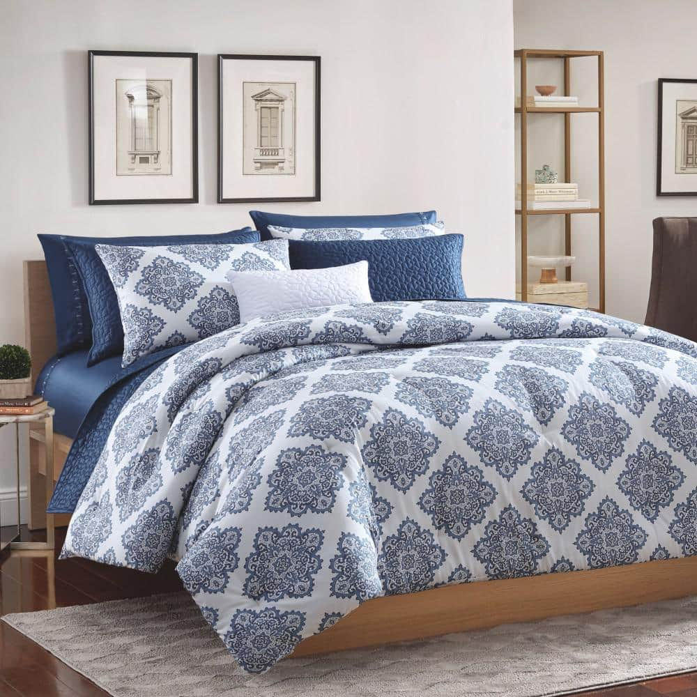 Christy Living Amelia Cotton Sateen Full/Queen Comforter Set ...