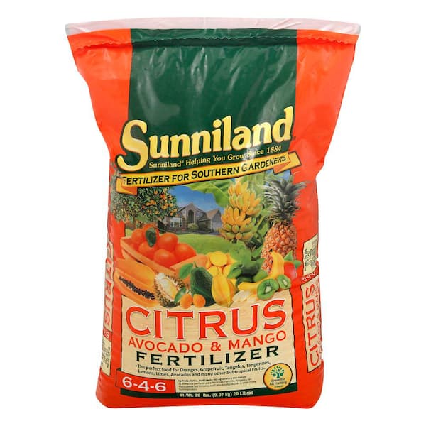 Sunniland 20 lbs. Citrus, Avocado and Mango Fertilizer