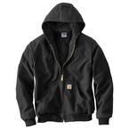 Carhartt Men's Regular X Large Black Cotton Midweight Jackets