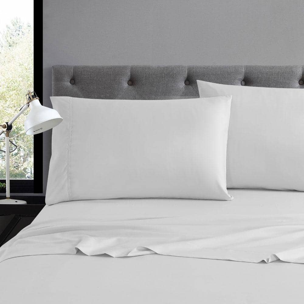 White King Size Ultra Soft Polyester Pillowcase Set