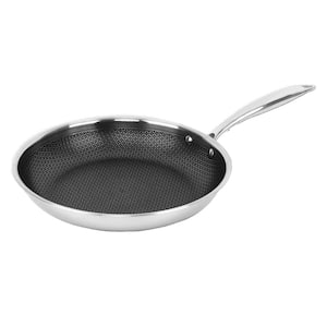 11 in. 3-Ply Hybrid Stainless Steel NonStick Frying Pan