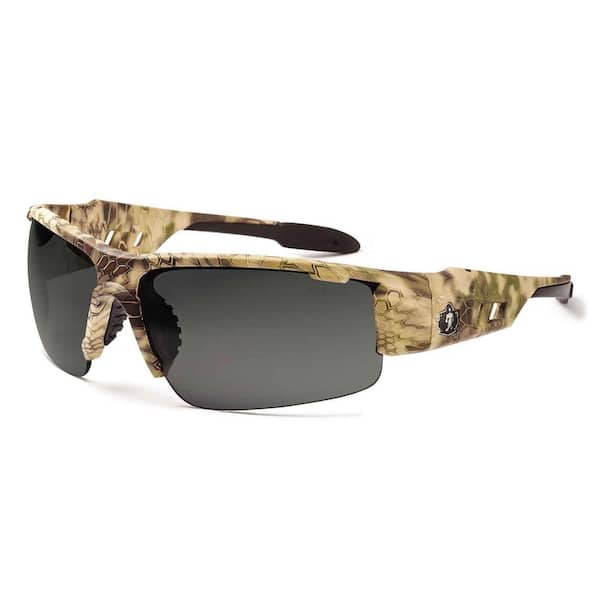 Skullerz Dagr Kryptek Highlander Polarized Safety Glasses, Tinted Lens - ANSI Certified