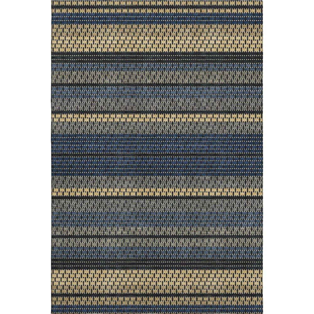 Mayfield Premium Machine Washable Abstract AMF2427 Navy 10 ft. x 14 ft. Area Rug price history on PriceWatchPro