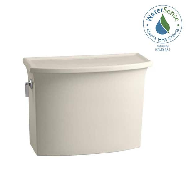 Archer 1.28 GPF Single Flush Toilet Tank Only with AquaPiston Flushing Technology in Biscuit