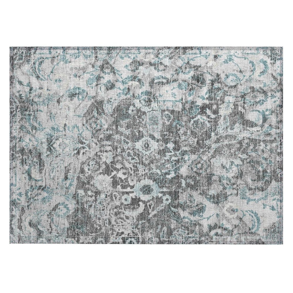 Chantille Machine Washable Indoor/Outdoor Abstract ACN2791 Silver 2 ft. x 3 ft. Accent Rug price history on PriceWatchPro