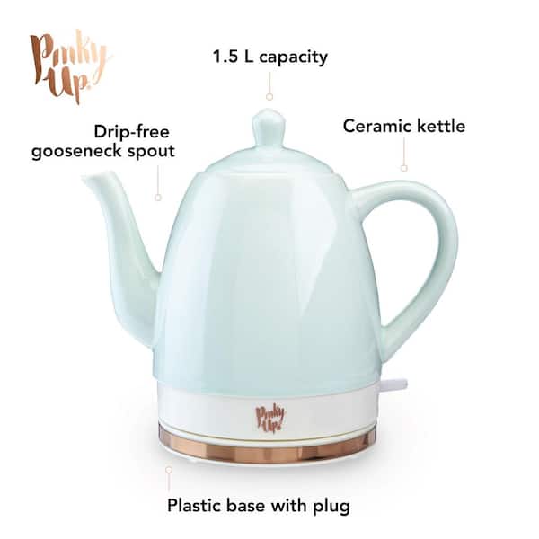 Bella Electric Ceramic Kettle Water Heater for Tea & Coffee, 1.5