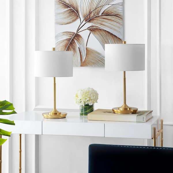 Taren 21.5 in. Brass Gold Table Lamp