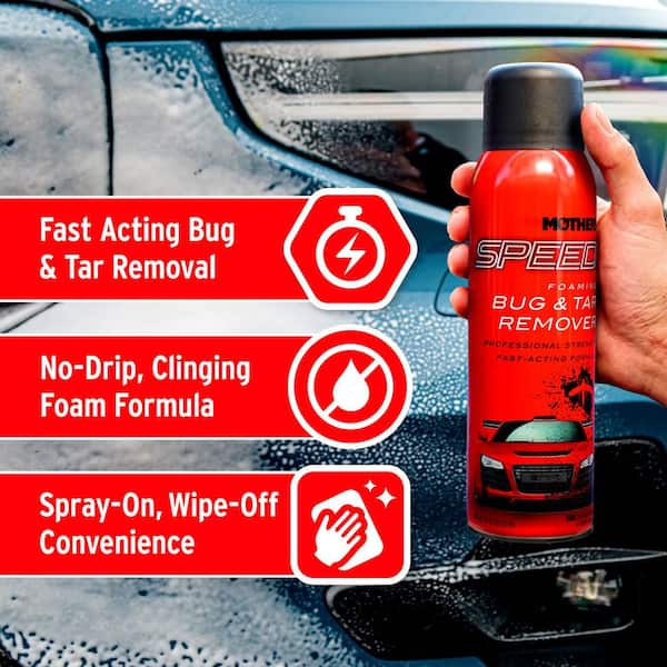 MOTHERS 18.5 oz. Speed Foaming Bug and Tar Remover Aerosol Spray