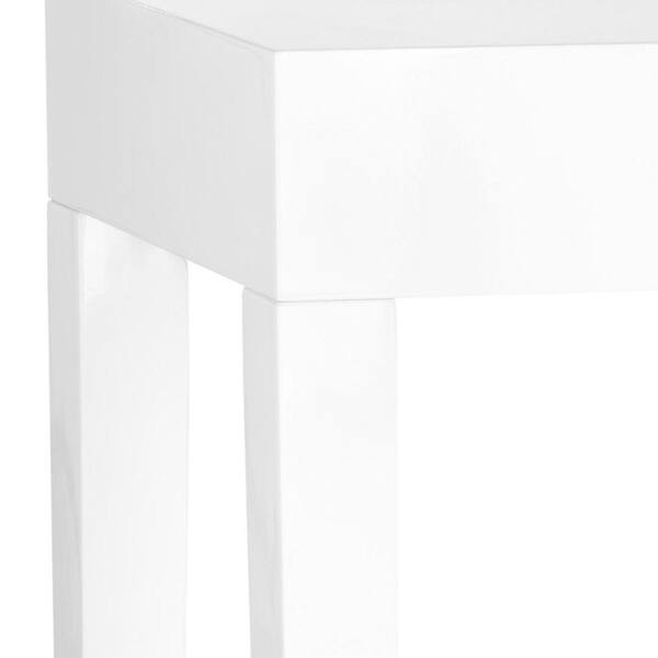Terminal globaal magie SAFAVIEH Kayson 52 in. White Standard Rectangle Wood Console Table-FOX4204A  - The Home Depot