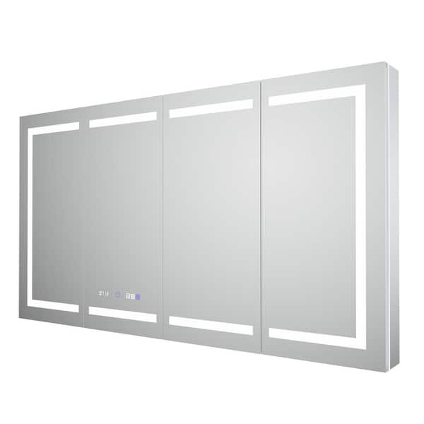 FORCLOVER 66 in. W x 36 in. H Rectangular Recessed/Surface Mount 