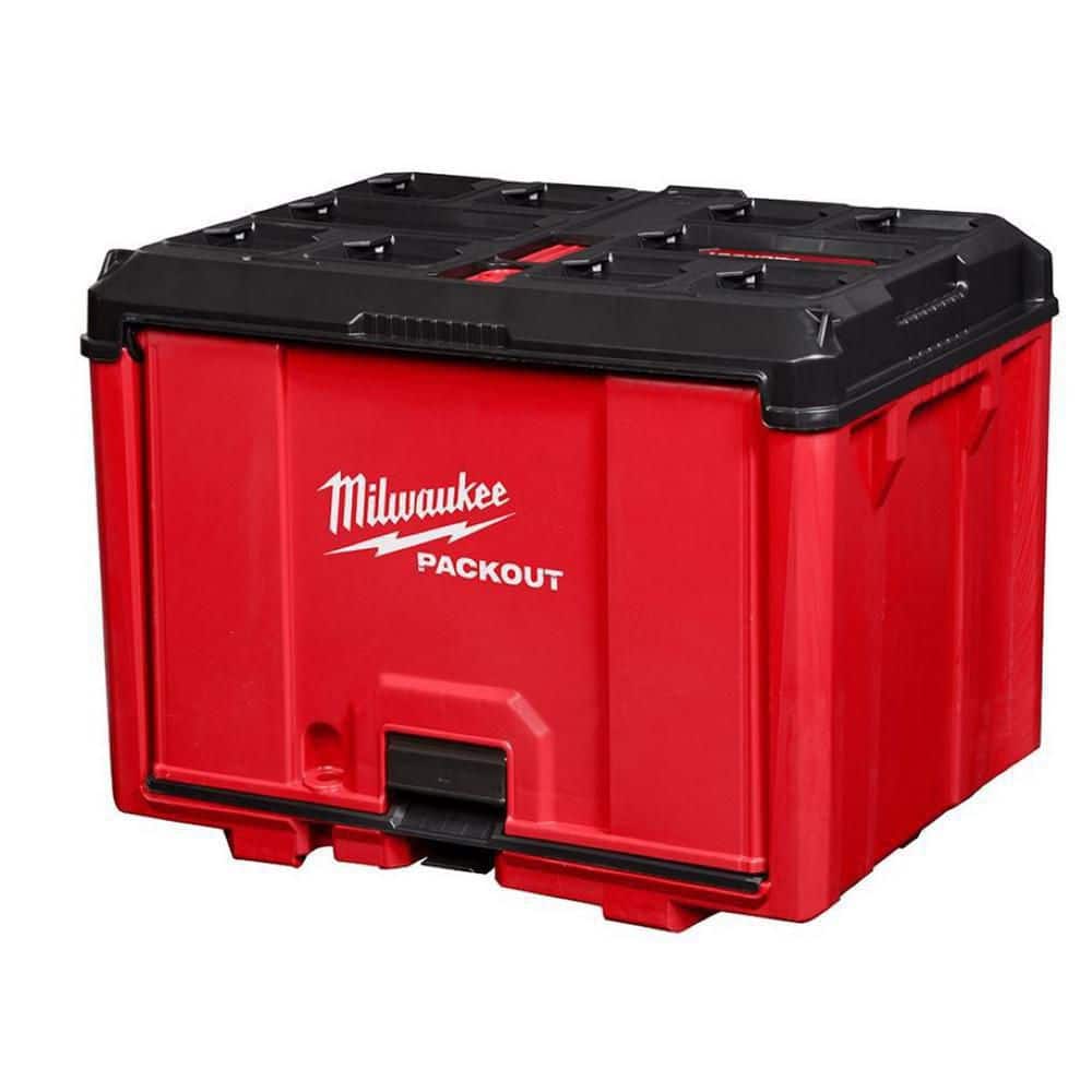 Milwaukee Packout 19.5 in. W x 14.7 in. H x 14.5 in. D Cabinet in Red (1-Piece) 48-22-8445 - The Home Depot