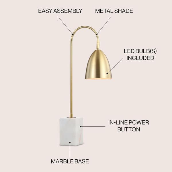 Gold arched table lamp hotsell