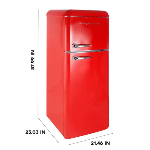 minio ☺︎ Frigidaire 7.5 cu. ft. Retro Mini Fridge in Red with Rounded