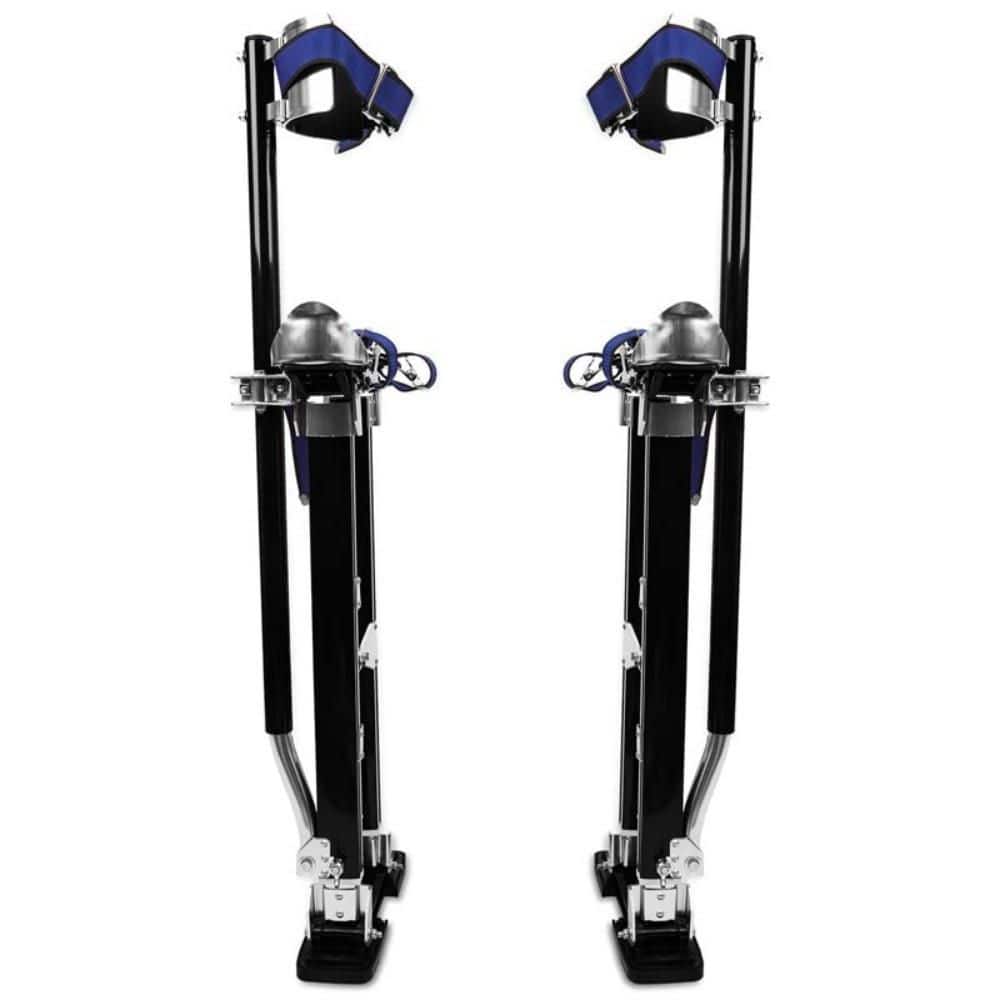 24 in. to 40 in. Drywall Stilts, Walking Taping Aluminum Tool Stilt for Sheetrock Painting and Cleaning, Black price history on PriceWatchPro