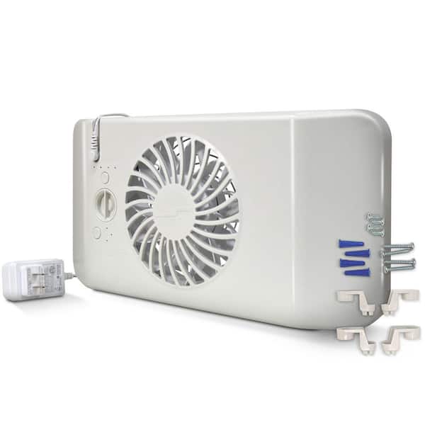 Equalizer EZ8 Heating and Air Conditioning Smart Register Booster Fan Wall Mount Kit Included