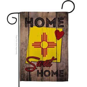 State New Mexico Sweet Home Garden Flag Double-Sided Regional Decorative Vertical Flags 13 X 18.5
