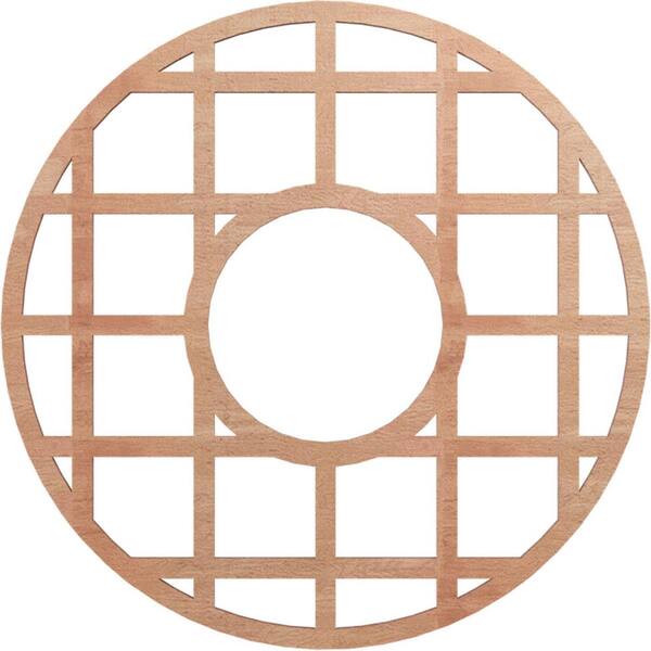 Ekena Millwork 0.375 in. x 7.25 in. x 20 in. Wood Medallion Moulding
