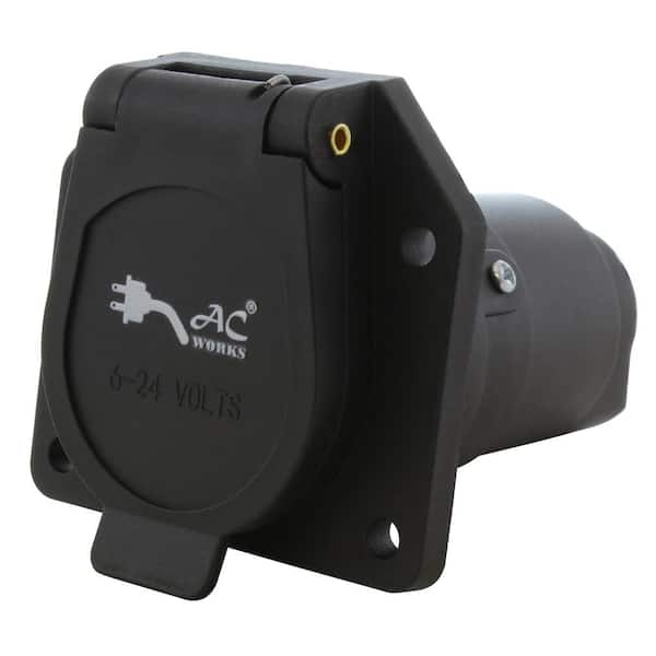 7-Way Truck/Vehicle End Trailer Socket