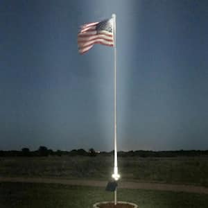 120v led deals flagpole spotlight