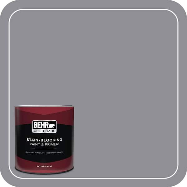 BEHR ULTRA 1 qt. #ECC-23-2 Heather Field Flat Exterior Paint & Primer