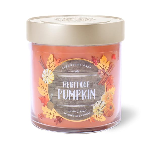 Signature Soy 15.2 oz. Heritage Pumpkin Scented Candle